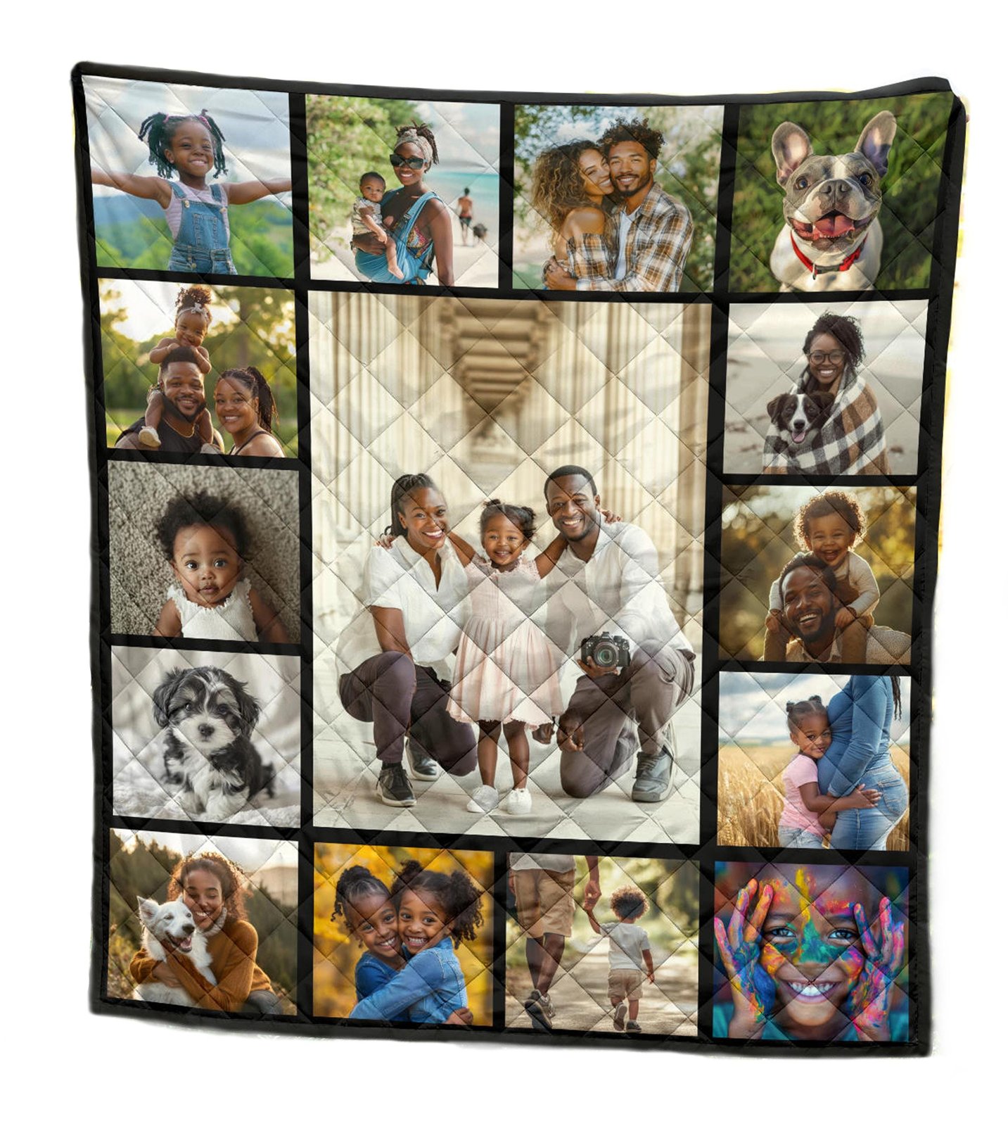 Photo quilt and blanket example 2